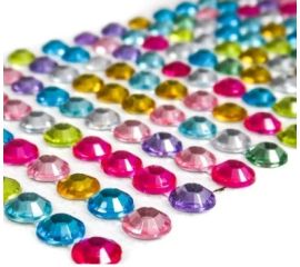 Стразы акриловые самоклеящиеся