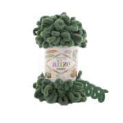 Пряжа ALIZE PUFFY, 532 зеленая трава