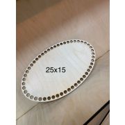 Заготовка деревянная Овал 25*15 см