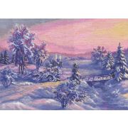 Набор для вышивания ПС-1198 PANNA «Зимняя речка» 42*30 см