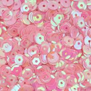 Пайетки граненые, 6 мм, упак./10 гр., Astra&Craft (30 розовый голограмма)