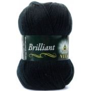 Пряжа Brilliant 100 г/380 м VITA, 4952 черный