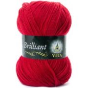 Пряжа Brilliant 100 г/380 м VITA, 4968 красный