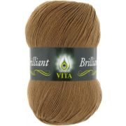 Пряжа Brilliant 100 г/380 м VITA, 4985 т.беж