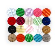 Пуговица 2 прокола 15 мм NE65, бордовый