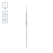 Для вязания «Gamma» MCH-01 крючок сталь d 0,5 мм 12 см