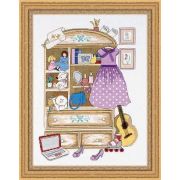 Набор для вышивания *Риолис* 1373 «Шкафчик для девочки» 30*40 см