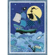 Набор для вышивания *Риолис* 1511 «Пиратский корабль» 21*30 см