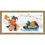 Набор для вышивания *Риолис* 1519 «Масленица. Петрушка» 25*50 см