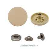 Кнопка KP01 Gray2 15 мм  Beige (бежевый)