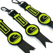 Подвес на карабине« VR/46» размер 13.5*3.5 см, ,черный неон 7129214