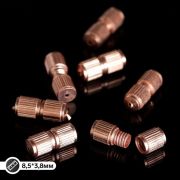 Замок винтовой 8,5×3,8 мм, цвет медный