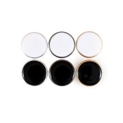 Пуговица на ножке 18 мм PS34, серебро-белый