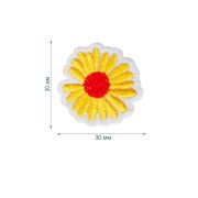 Термоаппликация LA513 Yellow (желтый) (30мм х 30мм)