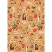 Ткань для пэчворка PEPPY УДАЧНЫЙ УРОЖАЙ 50 x 55 см 100% хлопок УУ-03 оранжевый