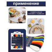 Набор ниток мулине «Школьный», хлопок, 8 ± 1 м, 10 шт