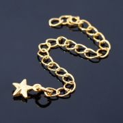 Цепочка-удлинитель «Звёздочка» 7 см, цвет золото