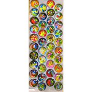 Магнит «Сновым годом!» d - 3 см Змея, стекло