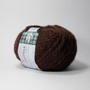 Пряжа Пехора Северная 30% ангора 30% шерсть 40% пан 50 гр/50 м, 251 коричневый