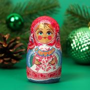 Новый год. Шоколадная фигурка «Матрёшки с сюрпризом», МИКС, 35 г