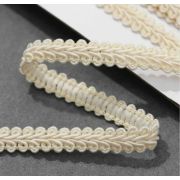 Тесьма декоративная 'Шанель' 10 мм, молочный