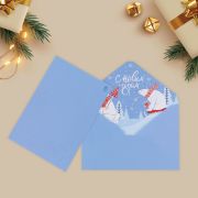 Новый год! Конверт для денег «Мишка», 16 х 11 см