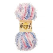 Пряжа VISANTIA 'TRAFKA'   100% полиэстер 100 г/150 м №1050 меланж б/г/р