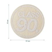 Термоаппликация LA554 Beige (бежевый) (63мм х 63мм)