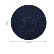 Термоаппликация LA554 Blue2 (синий2) (63мм х 63мм)