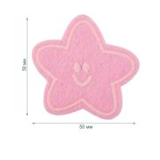 Термоаппликация LA514 Pink1 (розовый1) (50мм х 50мм)