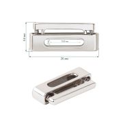 Фиксаторы метал. MFR20 Silver (серебристый) (26мм)