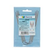 Спицы гибкие чулочные KNF-3 d-3.5 мм / 21 см, сталь