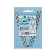 Спицы гибкие чулочные KNF-3 d-4.0 мм / 21 см, сталь