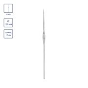 Для вязания «Gamma» MCH крючок сталь d 1,25 мм 12 см