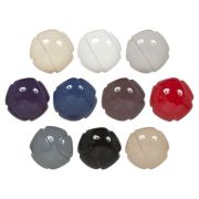 Пуговица на ножке VS 0025 25 мм, коричневый