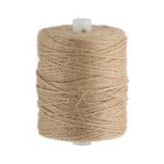 Нитки джутовые Д3 100% джут 1 мм 219 я 200 м, суровый