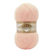 Пряжа ALIZE Angora gold 80%акрил 20%шерсть 100 г/550 м 840 пастельно абрикосовый