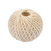 Шпагат хлопчатобумажный «Gamma» ШХ4 100% хлопок 2 мм 100 м 109 я, суровый