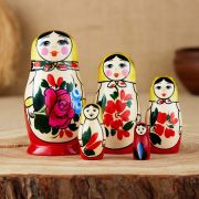 Матрёшка «Семёновская»,  5-и кукольная, 10 см  9779265