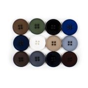 Пуговица 4 прокола 15 мм NE56, черный