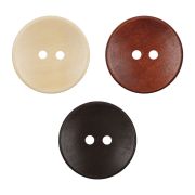 Пуговица 2 прокола 25 мм DRN 0066, бежевый