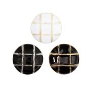 Пуговица на ножке 21 мм MP34 ,  (металл) золото-белый