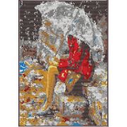 Набор для вышивания бисером «Светлица» №449П «Под дождем» 24*30 см, бисер