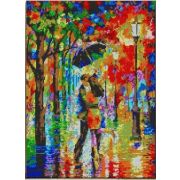 Набор для вышивания бисером «Светлица» №403П «Влюбленные под дождем» 38*30
