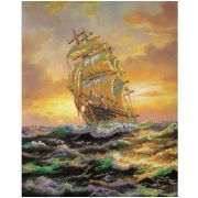 Набор для вышивания бисером «Светлица» №494 «Морской закат» 38*48 см, бисе
