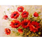 Картина по номерам «Маковое настроение» 40x50 см