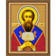 Набор для вышивания бисером ИКОНА «Светлица» 8760 «Св Василий» 19*24 см, бисер Чехия