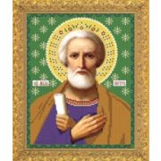 Набор для вышивания бисером ИКОНА «Светлица» 8774 «Св Петр» 19*24 см, бисер Чехия