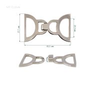 Декоративный крючок MF10 64мм, серебро