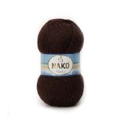Пряжа NAKO Аlaska 5% мохер, 15% шерсть девственная, 80% акрил премиум, 100 г/200 м, 4976 шоколад